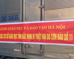 Ủng hộ đồng bào Miền Bắc bị ảnh hưởng cơn bão số 11